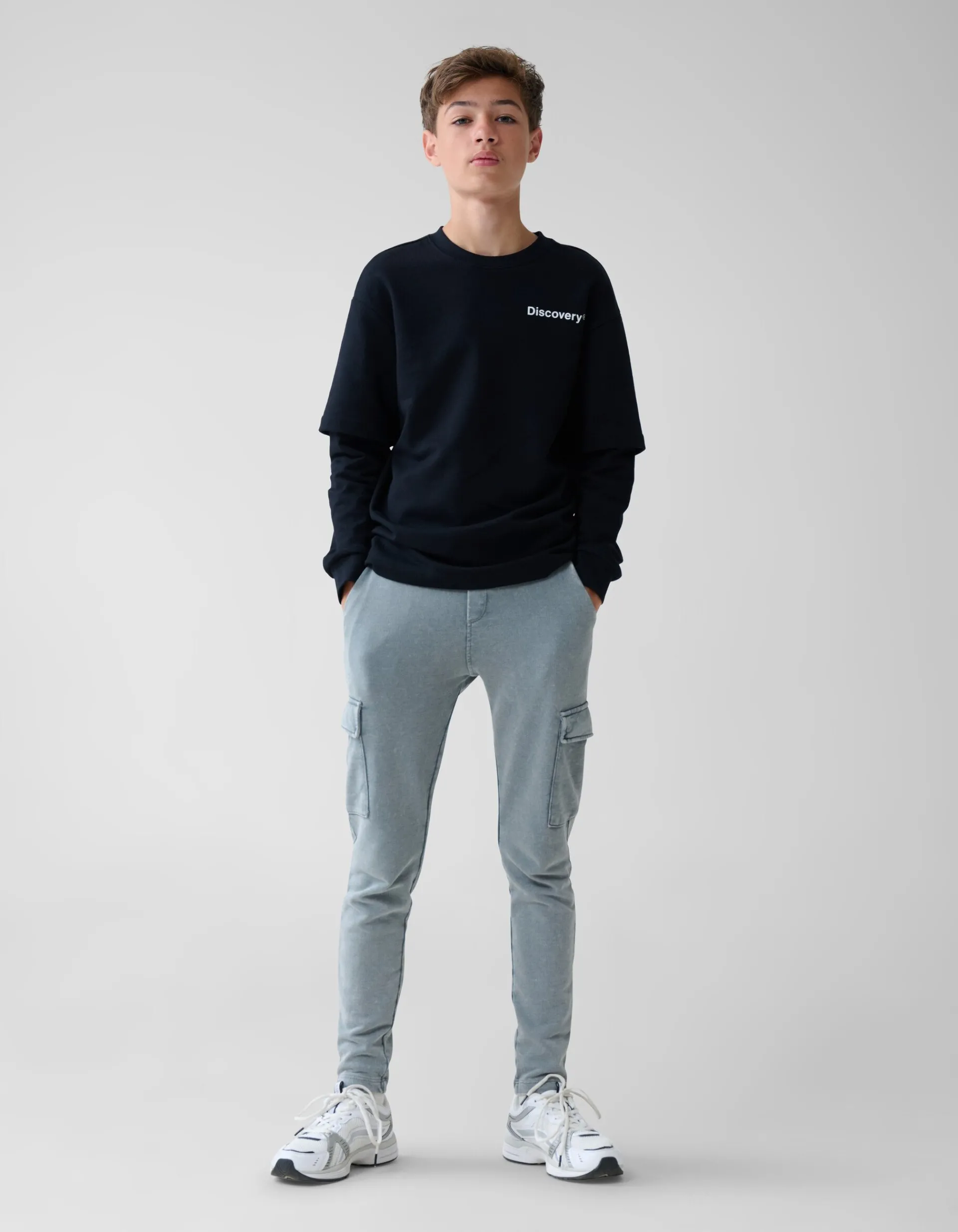 Shoeby Acid Washed Cargo Broek< Broeken