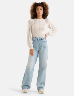 Shoeby Ajour Top Beige<DAMES Tops|Truien En Sweaters
