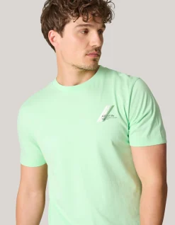 Shoeby Art T-shirt Lichtgroen<Heren T-Shirts En Polo's