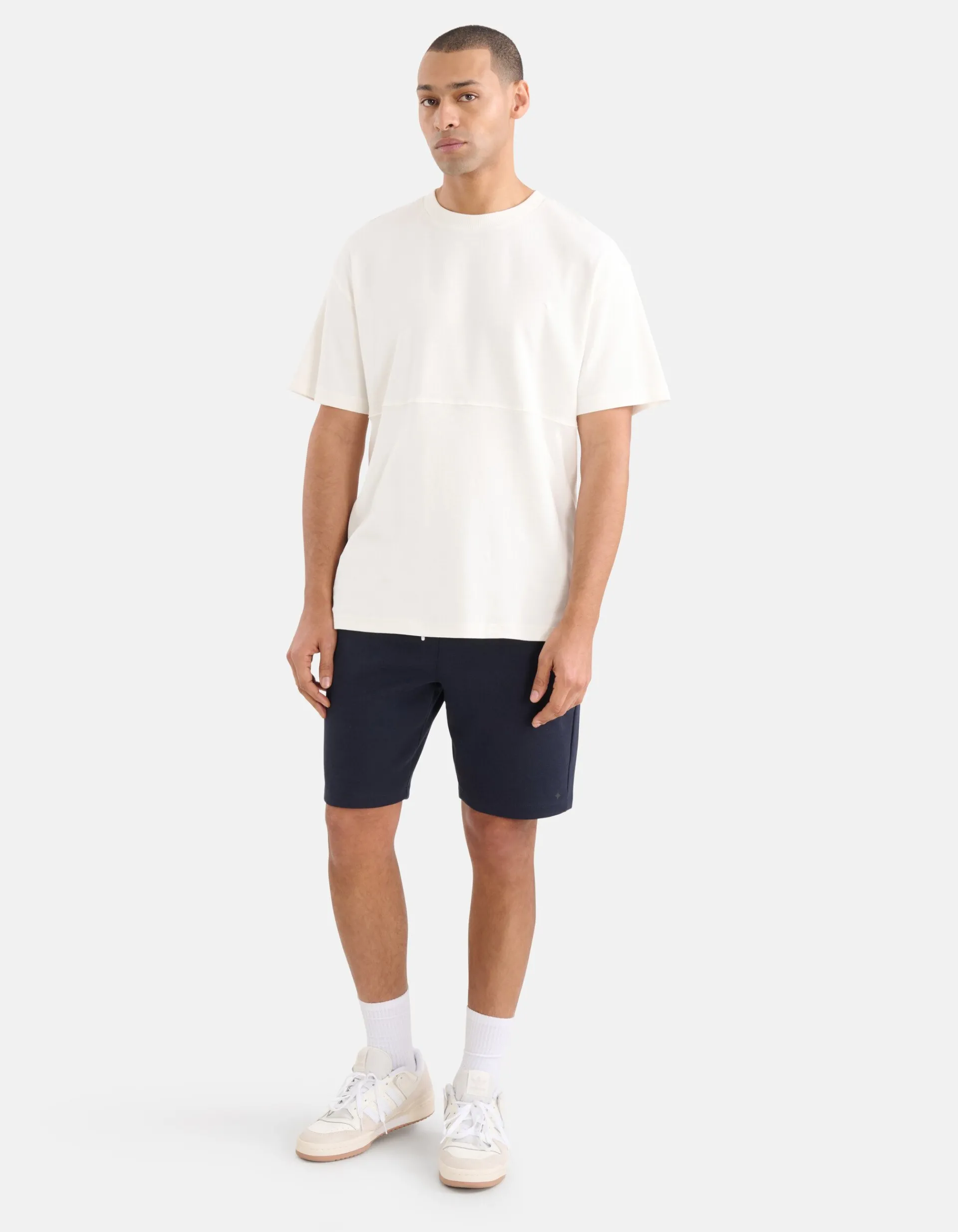 Shoeby Artwork Embroidery T-shirt Gebroken Wit<Heren T-Shirts En Polo's