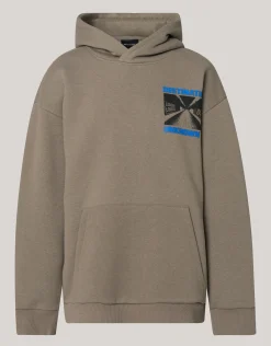 Shoeby Artwork Hoodie Bruin< Gebreide Truien|Hoodies