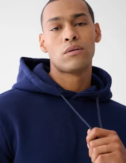 Shoeby Artwork Hoodie Donkerblauw<Heren Truien En Sweaters