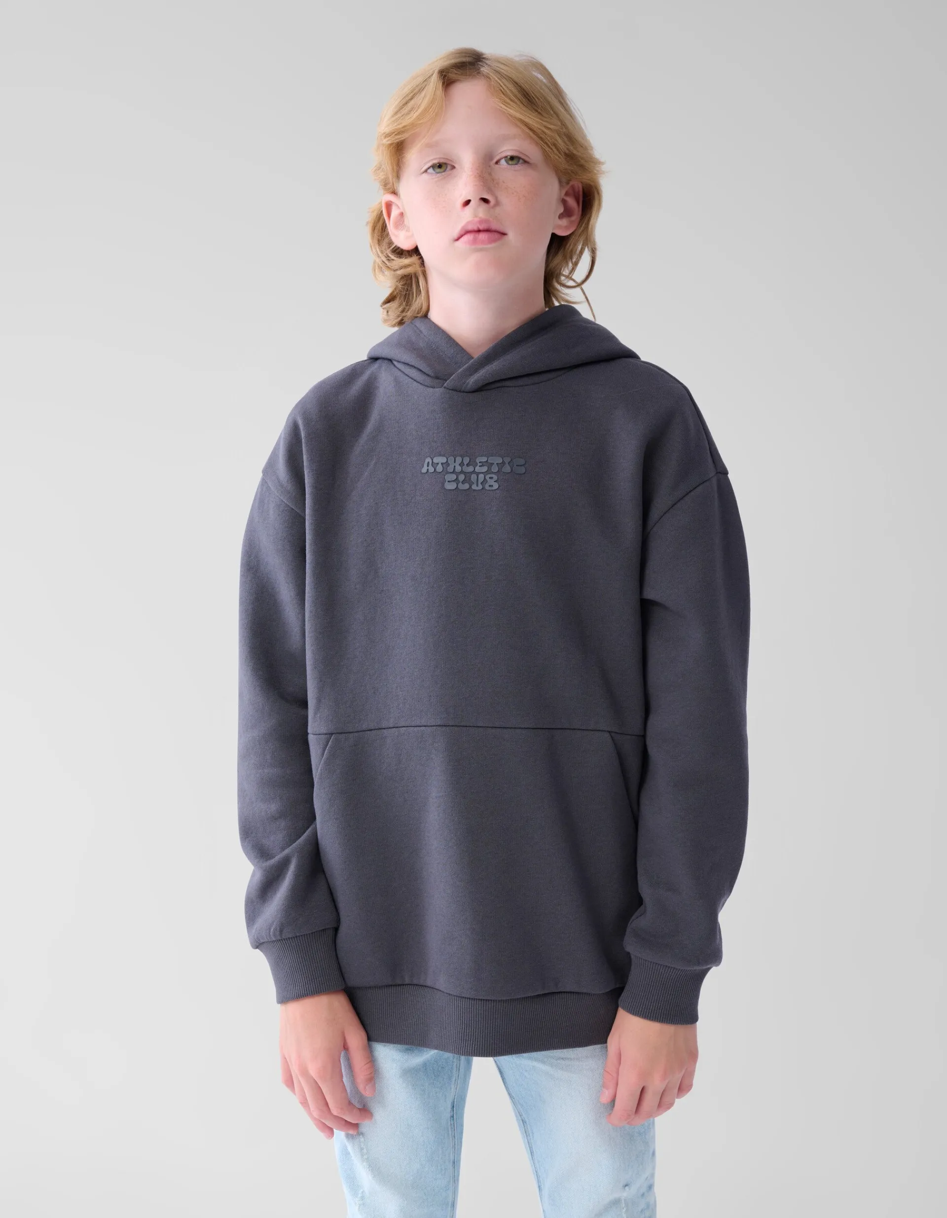 Shoeby Artwork Hoodie Donkergrijs< Gebreide Truien|Hoodies