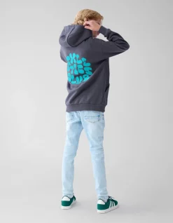 Shoeby Artwork Hoodie Donkergrijs< Gebreide Truien|Hoodies