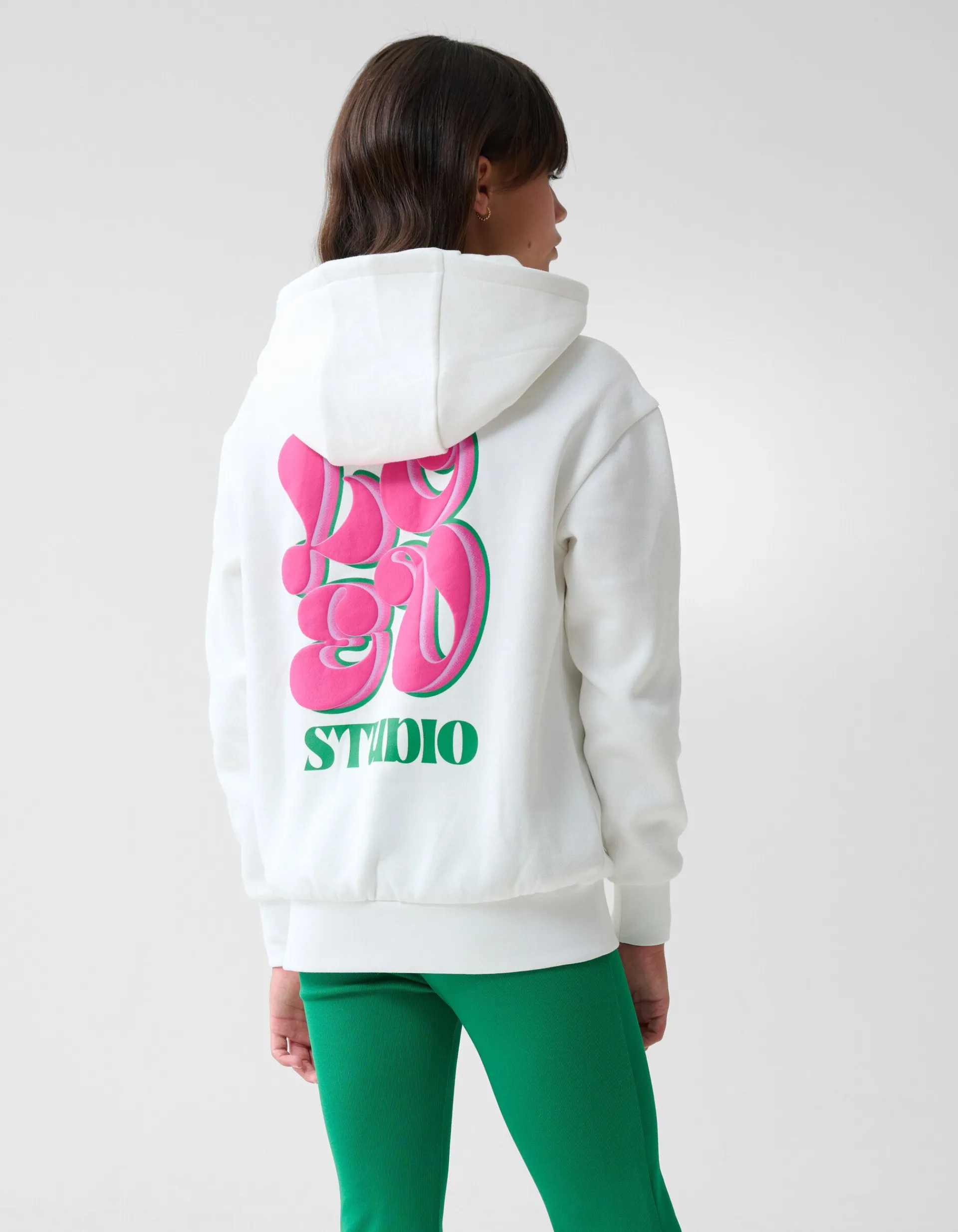 Shoeby Artwork Hoodie Gebroken Wit< Sweaters En Hoodies