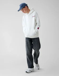 Shoeby Artwork Hoodie Gebroken Wit< Gebreide Truien|Hoodies