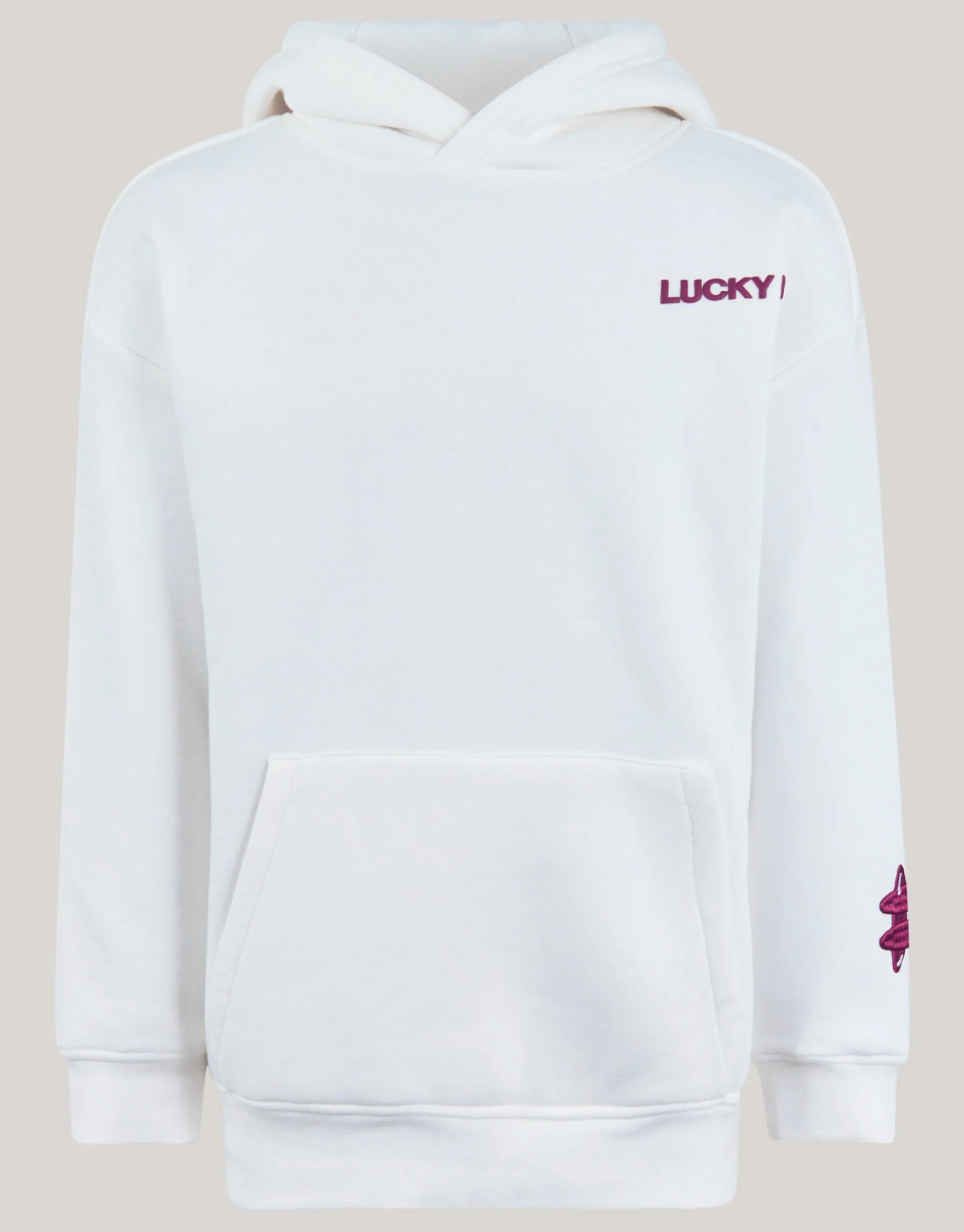 Shoeby Artwork Hoodie Gebroken Wit< Gebreide Truien|Hoodies