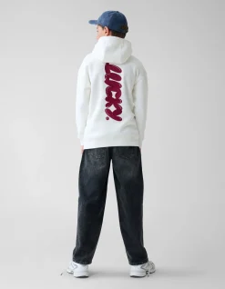 Shoeby Artwork Hoodie Gebroken Wit< Gebreide Truien|Hoodies