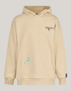 Shoeby Artwork Hoodie Zand< Gebreide Truien|Hoodies