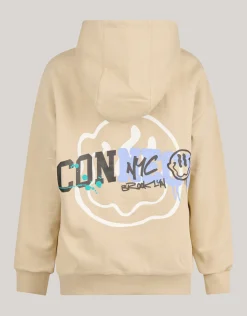 Shoeby Artwork Hoodie Zand< Gebreide Truien|Hoodies