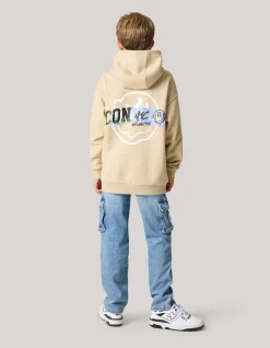 Shoeby Artwork Hoodie Zand< Gebreide Truien|Hoodies