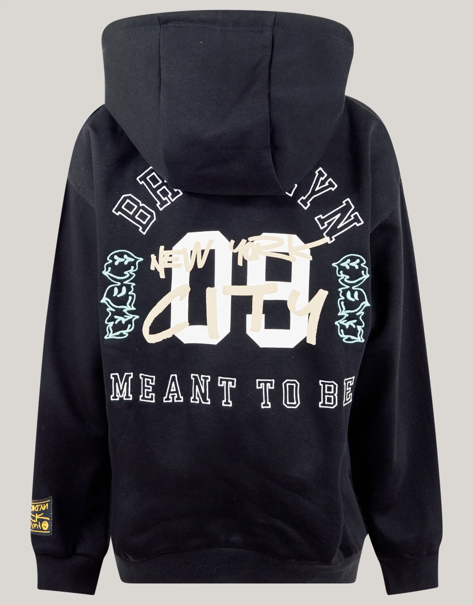 Shoeby Artwork Hoodie Zwart< Gebreide Truien|Hoodies
