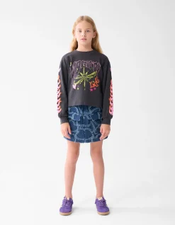 Shoeby Artwork Longsleeve Donkergrijs< T-Shirts