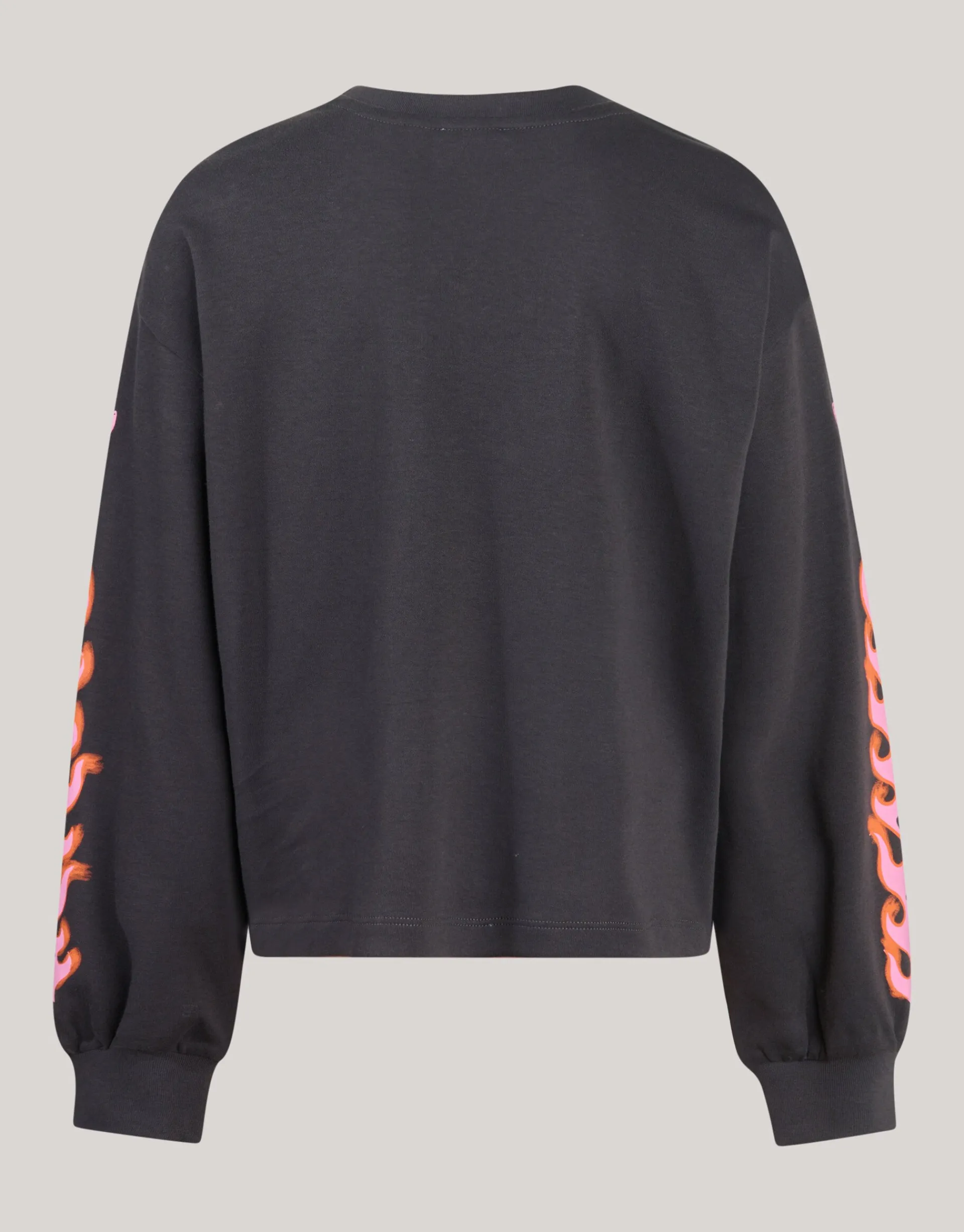 Shoeby Artwork Longsleeve Donkergrijs< T-Shirts