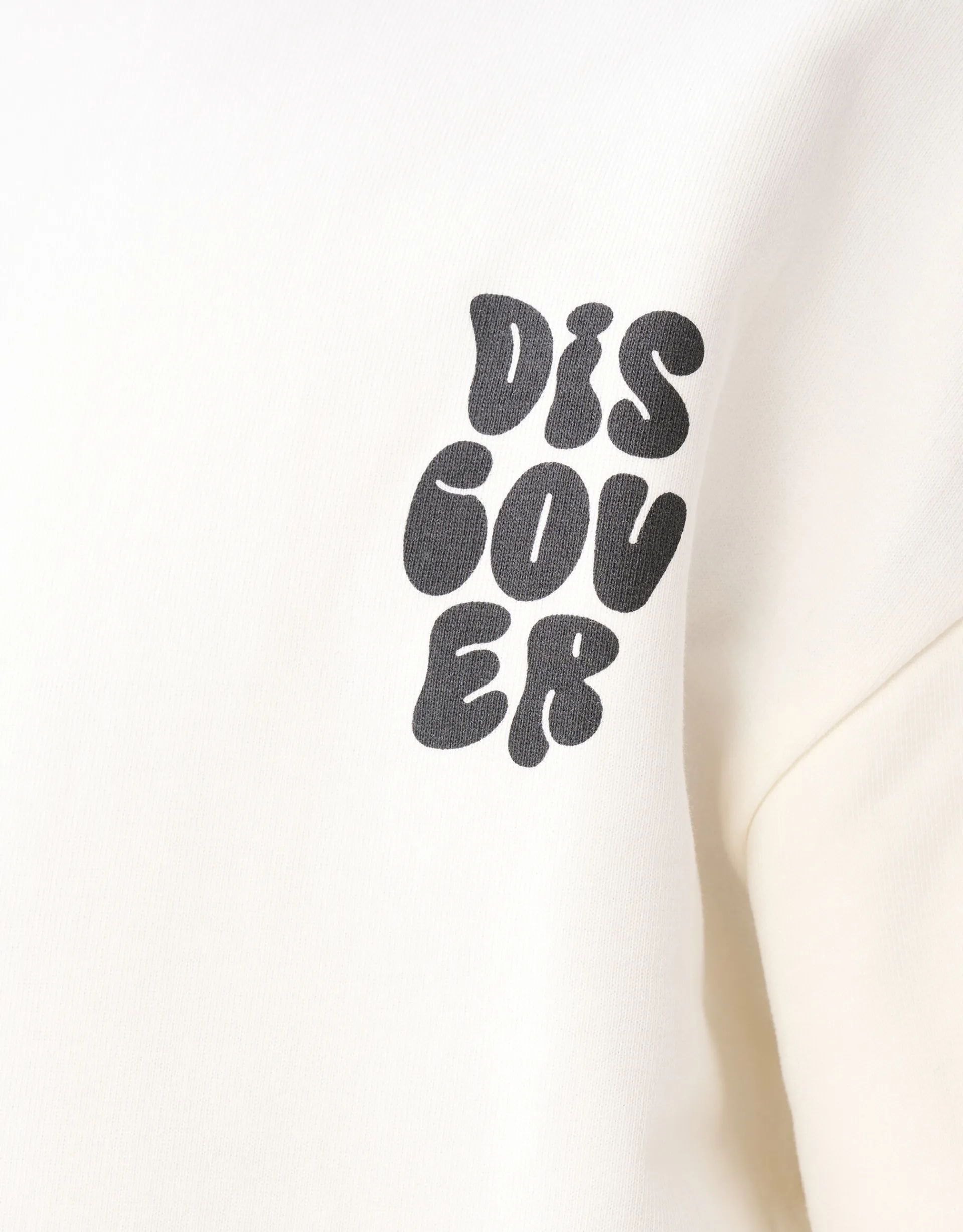 Shoeby Artwork Longsleeve T-shirt Gebroken Wit< T-Shirts