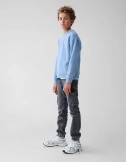 Shoeby Artwork Sweater Blauw< Sweaters|Gebreide Truien