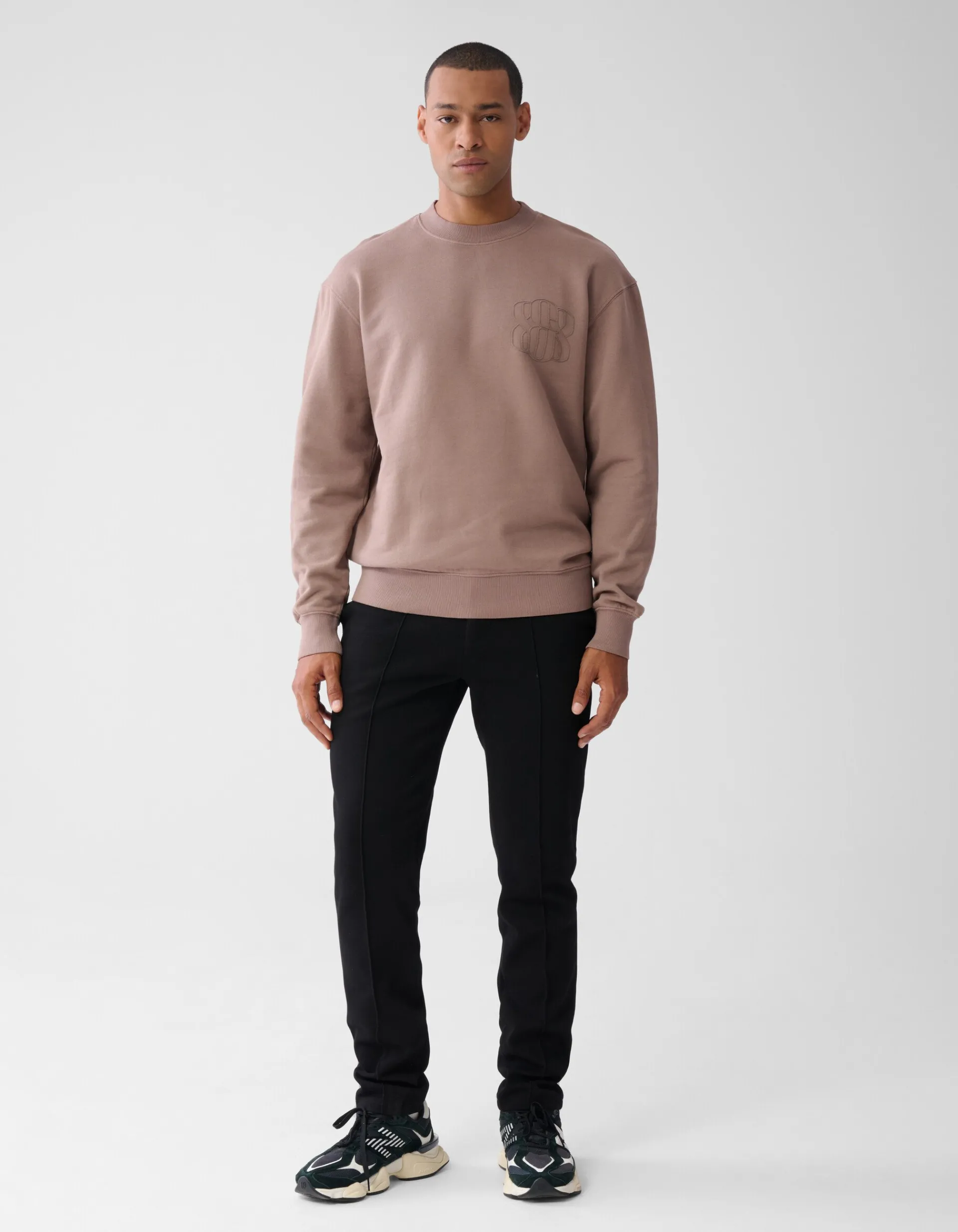 Shoeby Artwork Sweater Bruin<Heren Truien En Sweaters