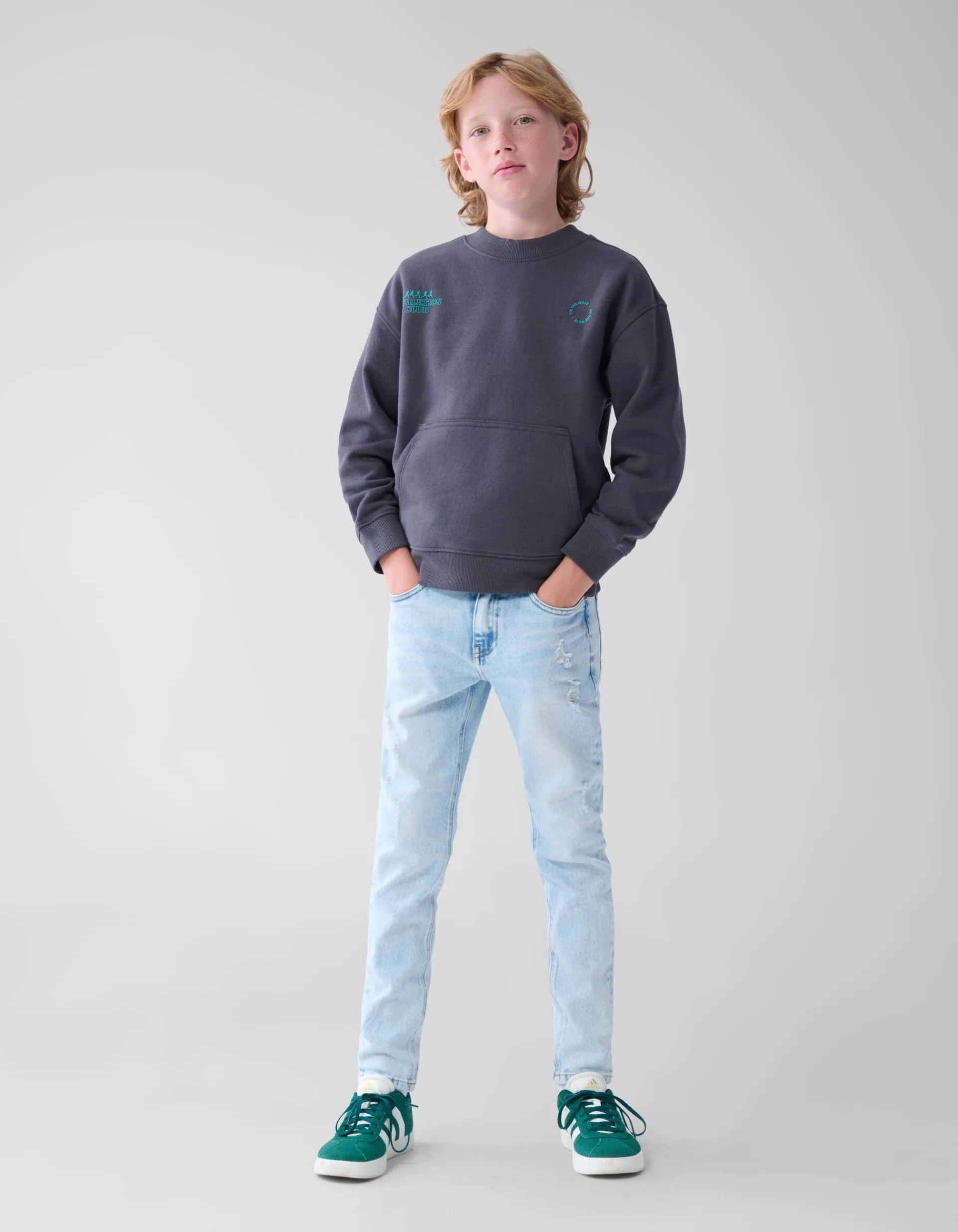 Shoeby Artwork Sweater Donkergrijs< Gebreide Truien|Sweaters