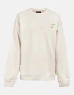 Shoeby Artwork Sweater Gebroken Wit< Gebreide Truien|Sweaters