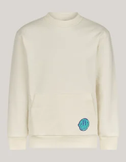 Shoeby Artwork Sweater Gebroken Wit< Gebreide Truien|Sweaters