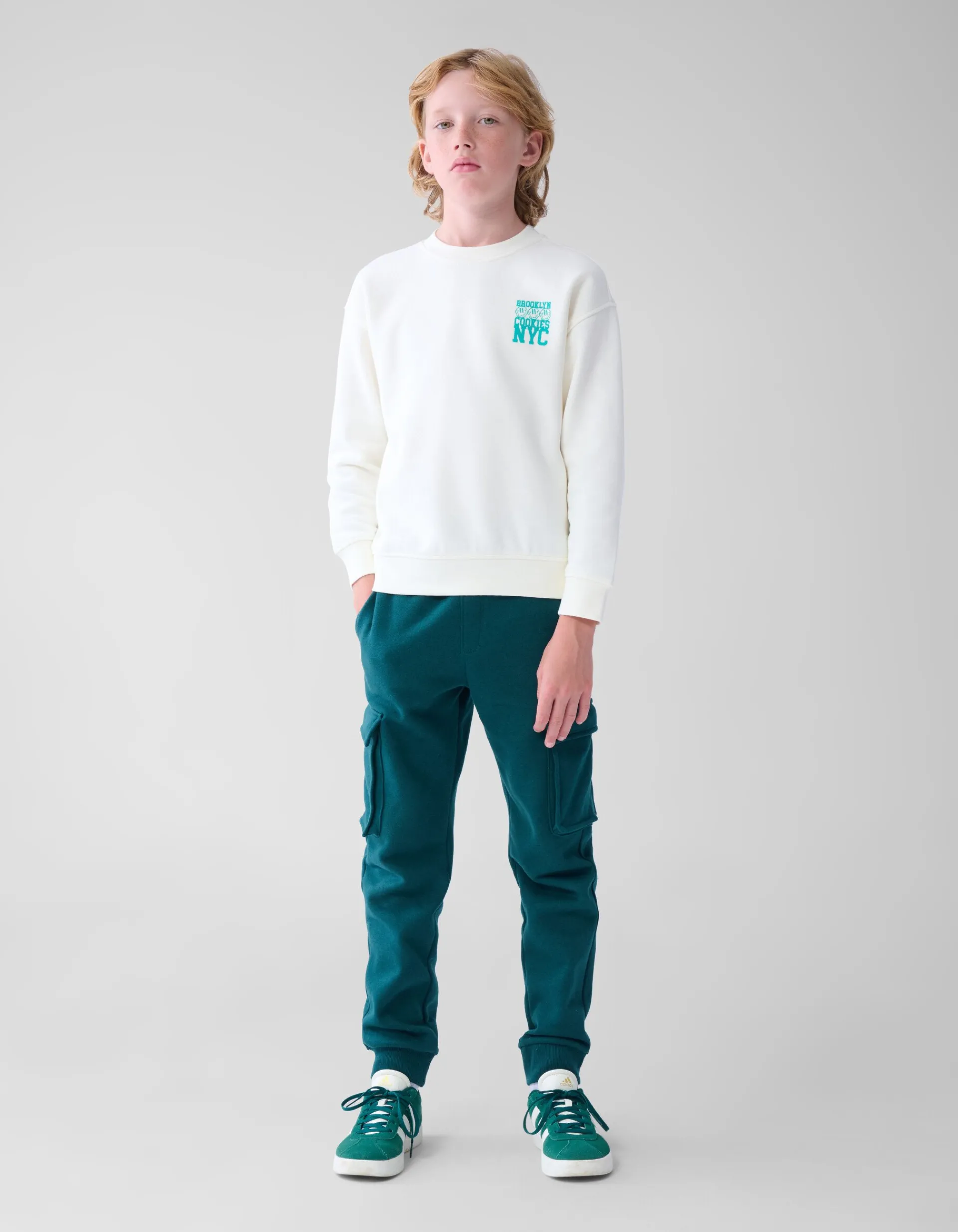 Shoeby Artwork Sweater Gebroken Wit< Gebreide Truien|Sweaters