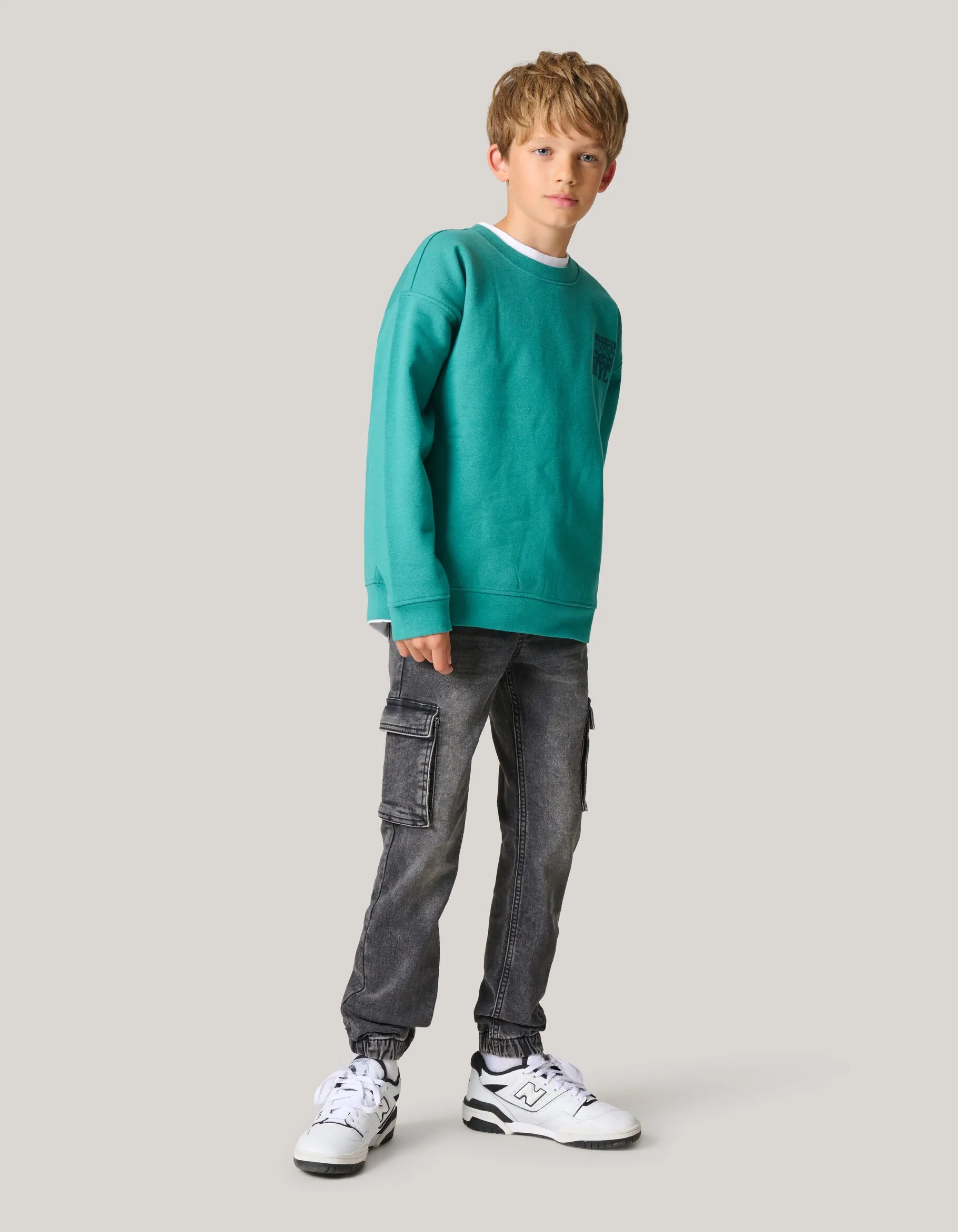 Shoeby Artwork Sweater Groen< Gebreide Truien|Sweaters