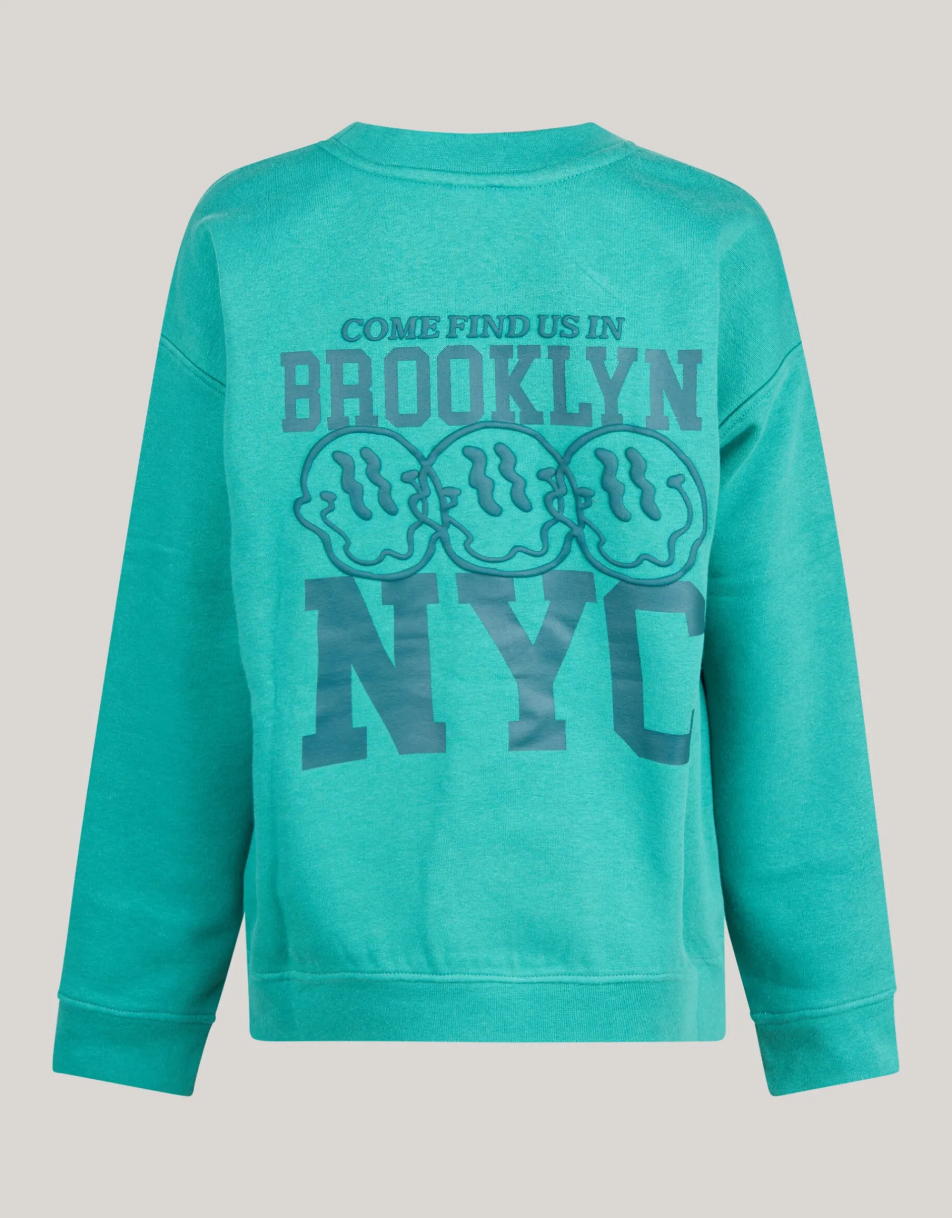 Shoeby Artwork Sweater Groen< Gebreide Truien|Sweaters