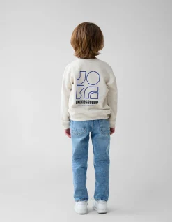 Shoeby Artwork Sweater Lichtgrijs< Gebreide Truien|Sweaters