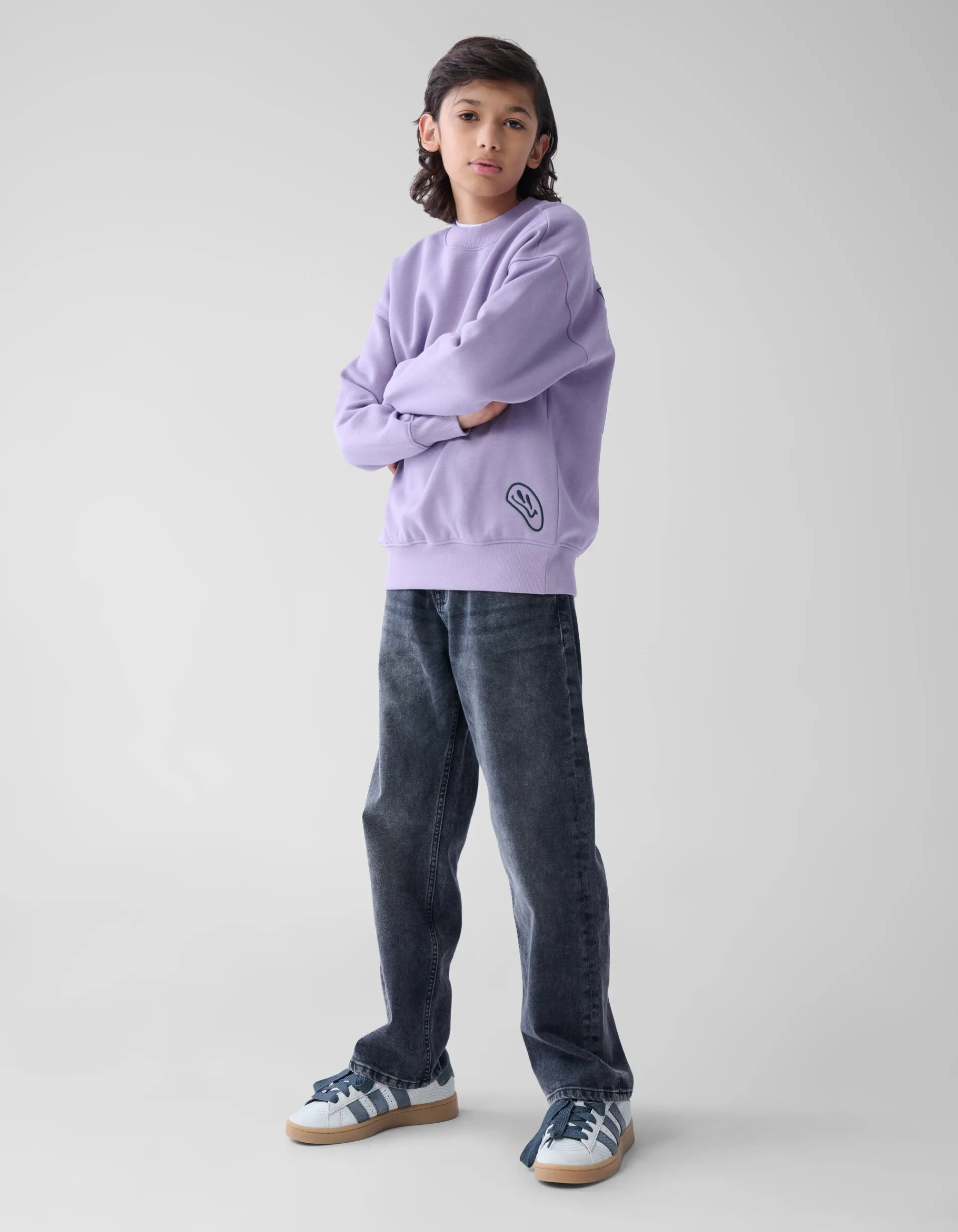 Shoeby Artwork Sweater Lichtpaars< Gebreide Truien|Sweaters