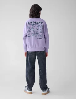 Shoeby Artwork Sweater Lichtpaars< Gebreide Truien|Sweaters