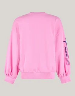 Shoeby Artwork Sweater Roze<DAMES Truien En Sweaters