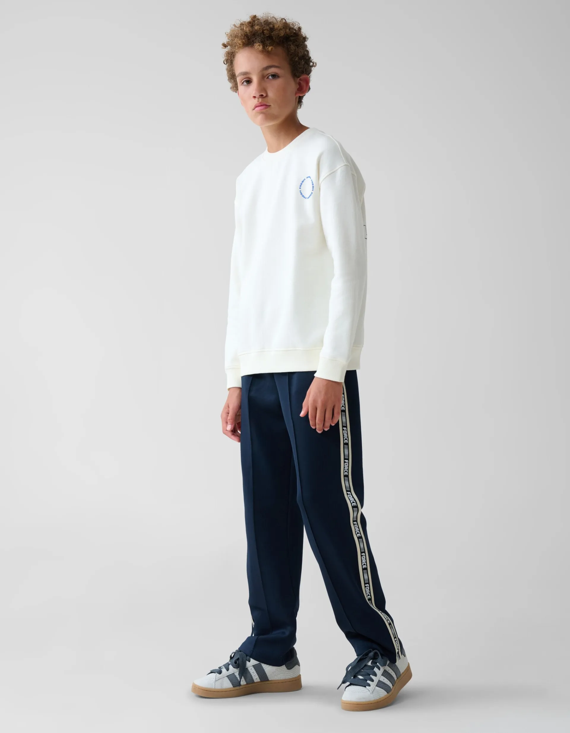 Shoeby Artwork Sweater Wit< Gebreide Truien|Sweaters