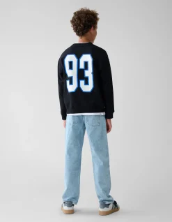Shoeby Artwork Sweater Zwart< Gebreide Truien|Sweaters