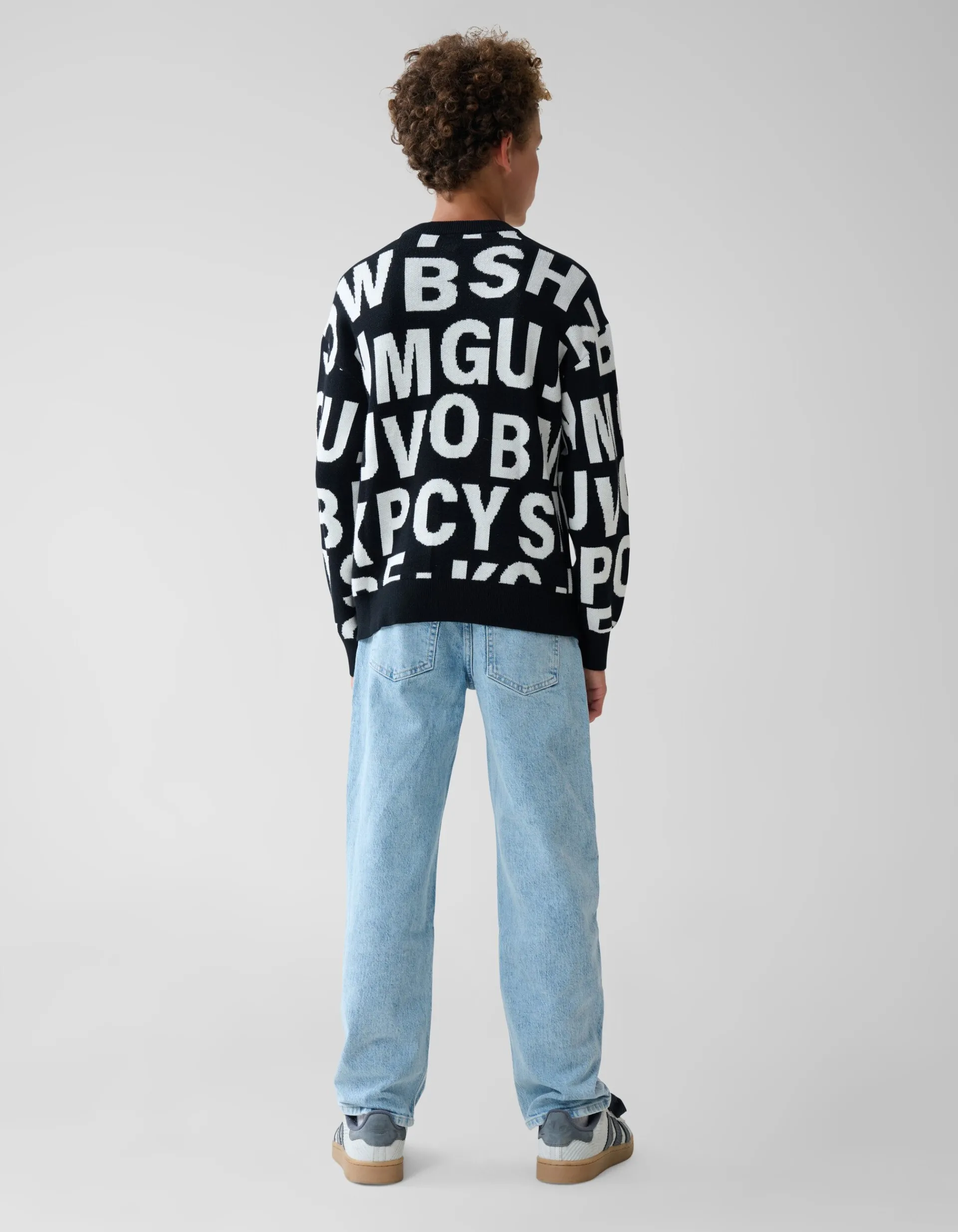 Shoeby Artwork Trui Zwart< Gebreide Truien