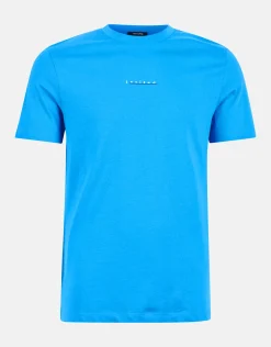 Shoeby Artwork T-shirt Blauw<Heren T-Shirts En Polo's