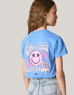 Shoeby Artwork T-shirt Blauw< T-Shirts