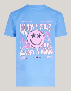 Shoeby Artwork T-shirt Blauw< T-Shirts