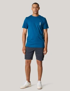 Shoeby Artwork T-shirt Donkerblauw<Heren T-Shirts En Polo's