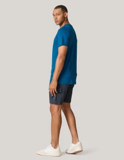 Shoeby Artwork T-shirt Donkerblauw<Heren T-Shirts En Polo's