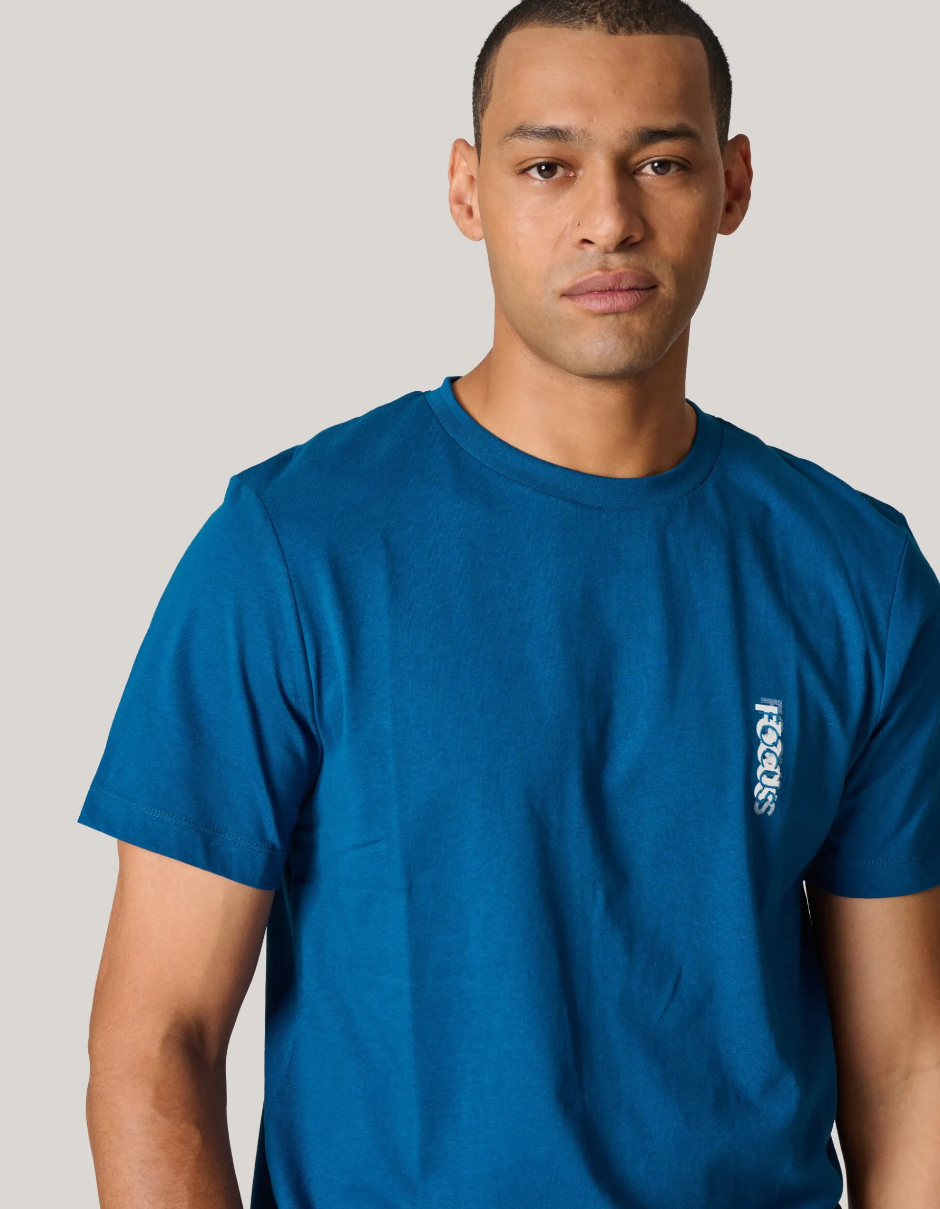 Shoeby Artwork T-shirt Donkerblauw<Heren T-Shirts En Polo's