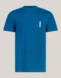 Shoeby Artwork T-shirt Donkerblauw<Heren T-Shirts En Polo's