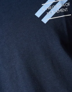 Shoeby Artwork T-shirt Donkerblauw<Heren T-Shirts En Polo's