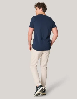 Shoeby Artwork T-shirt Donkerblauw<Heren T-Shirts En Polo's