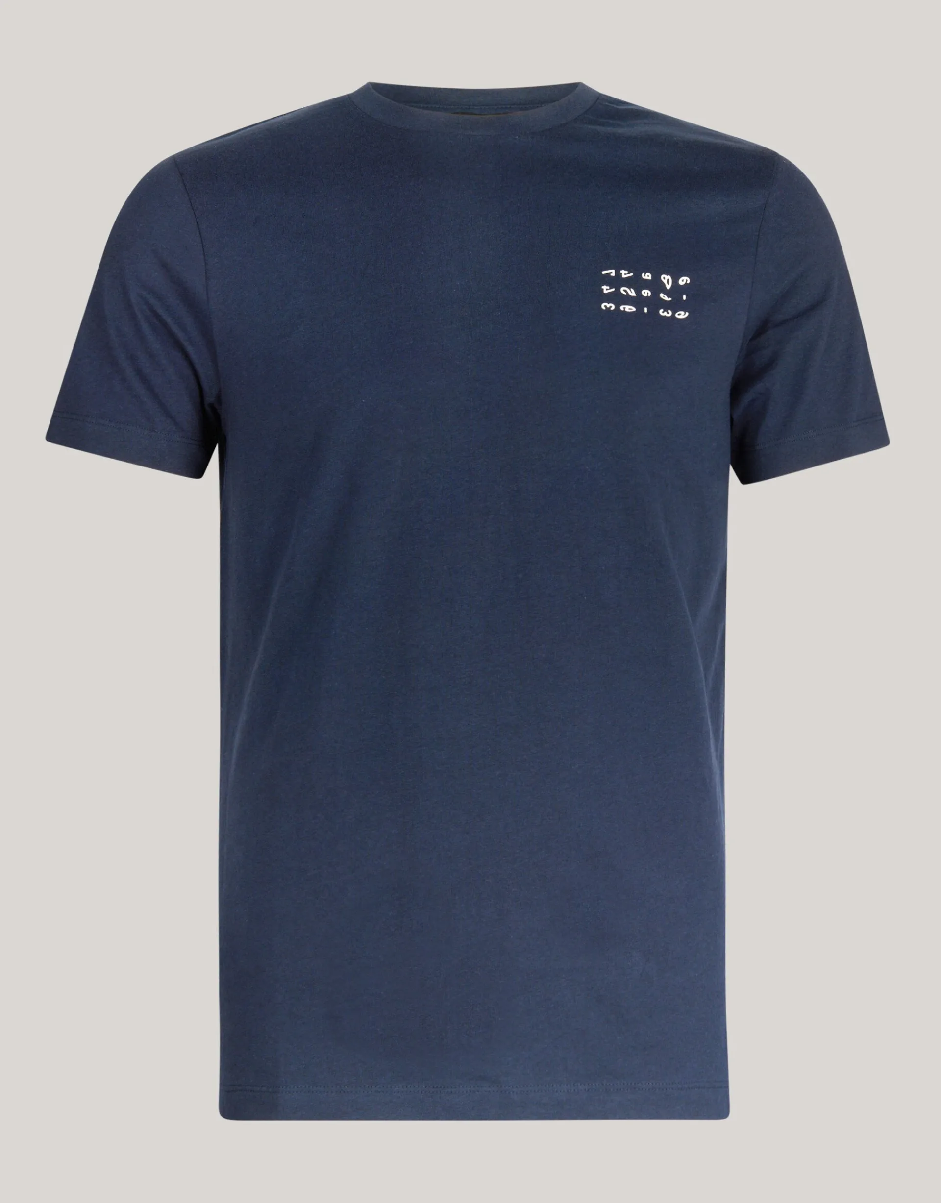 Shoeby Artwork T-shirt Donkerblauw<Heren T-Shirts En Polo's