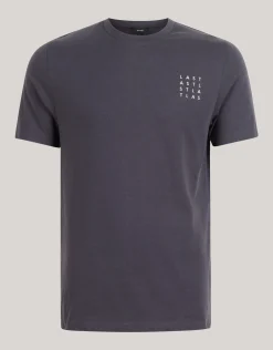 Shoeby Artwork T-shirt Donkergrijs<Heren T-Shirts En Polo's