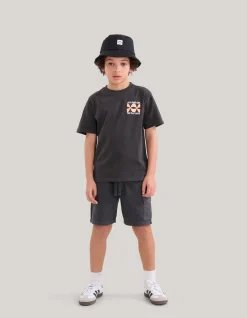 Shoeby Artwork T-shirt Donkergrijs< T-Shirts