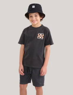 Shoeby Artwork T-shirt Donkergrijs< T-Shirts