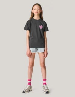 Shoeby Artwork T-shirt Donkergrijs< T-Shirts