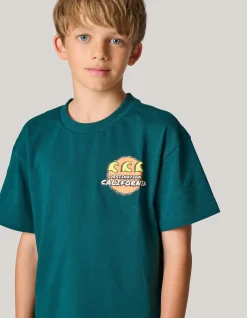 Shoeby Artwork T-shirt Donkergroen< T-Shirts