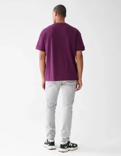 Shoeby Artwork T-shirt Donkerrood<Heren T-Shirts En Polo's